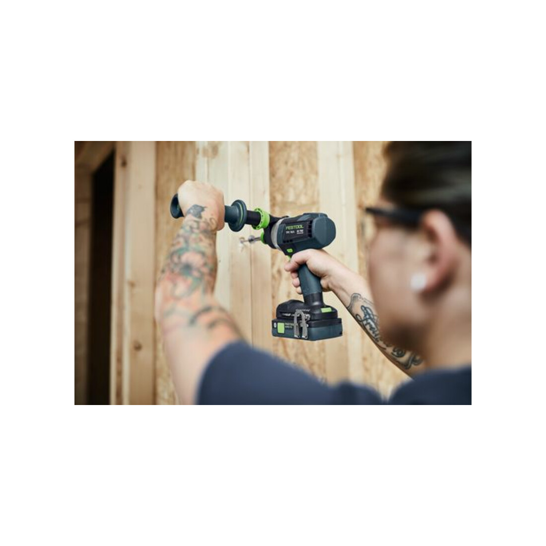 Perceuse-visseuse à percussion sans fil Festool TPC 18/4 I-Basic-Set QUADRIVE