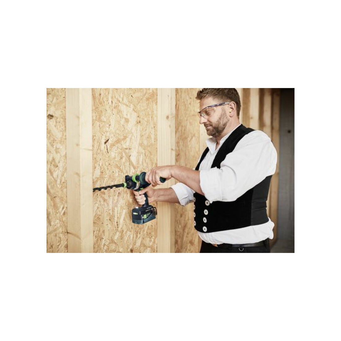 Perceuse-visseuse à percussion sans fil Festool TPC 18/4 I-Basic-Set QUADRIVE