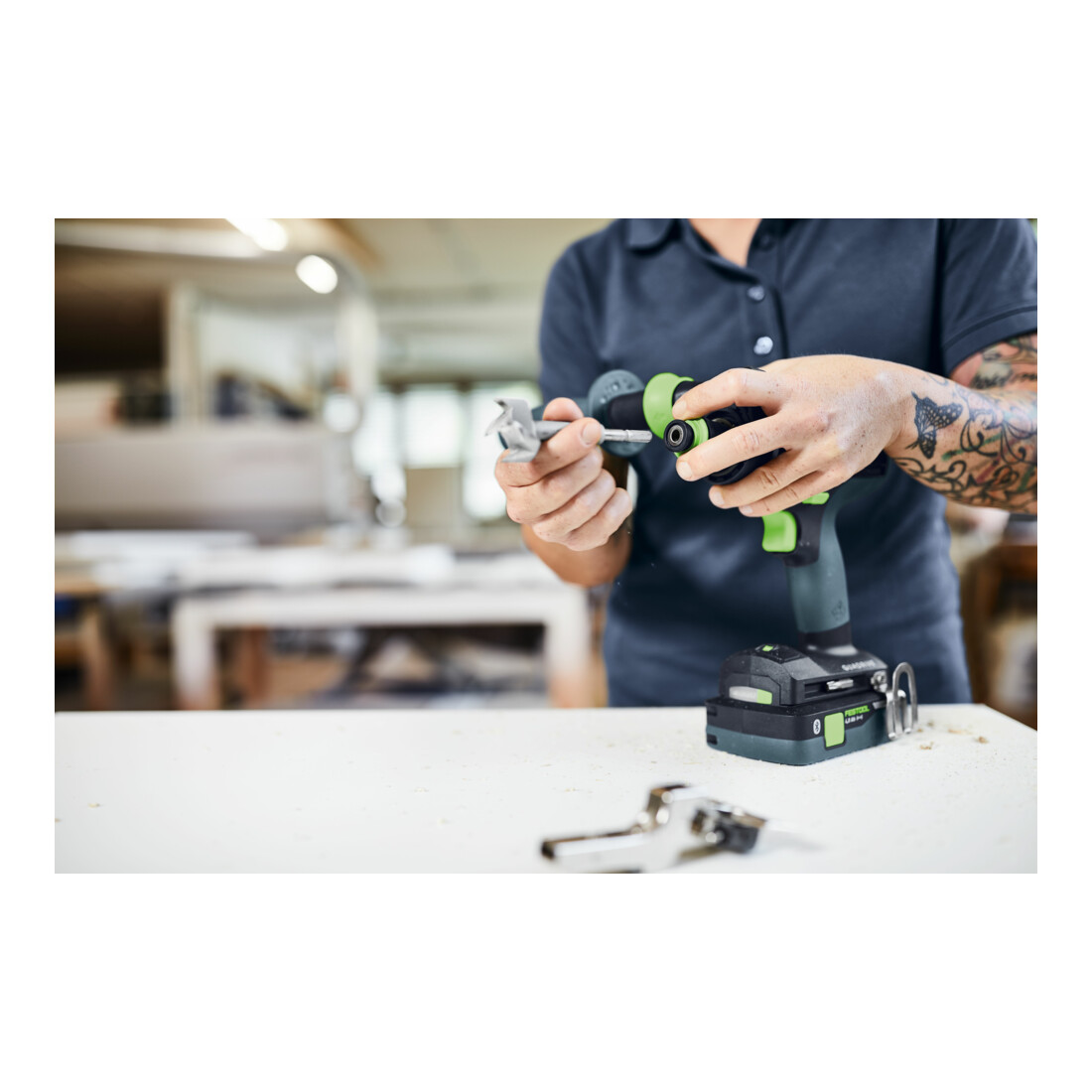 Perceuse-visseuse à percussion sans fil Festool TPC 18/4 I-Basic-Set QUADRIVE