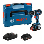 Perceuse-visseuse à choc sans fil GSB 18V-90 C Bosch, 2 batteries ProCORE18V 4.0Ah, chargeur et L-BOXX