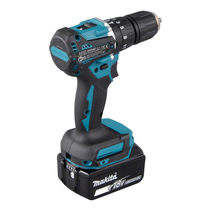 Perceuse-visseuse à percussion sans fil Makita 18V DHP487RAJ