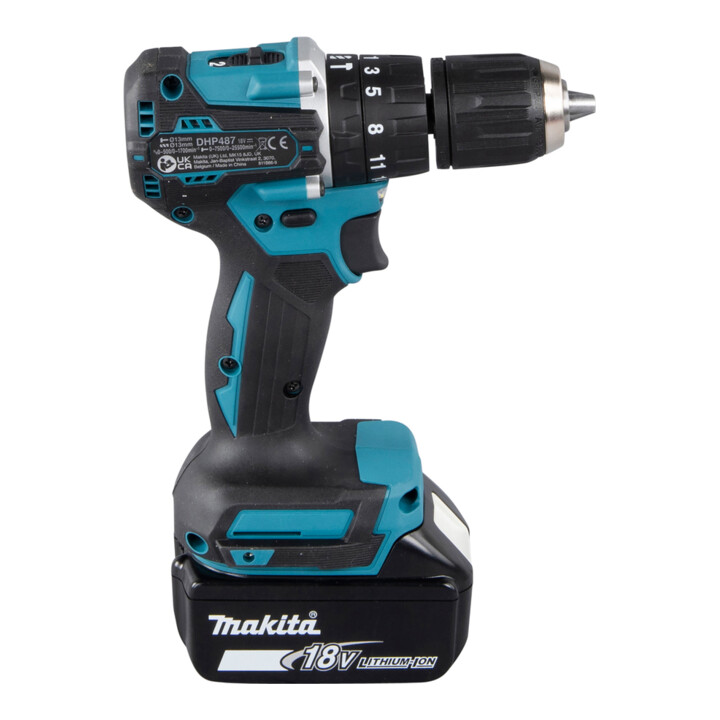 Perceuse-visseuse à percussion sans fil Makita 18V DHP487RAJ