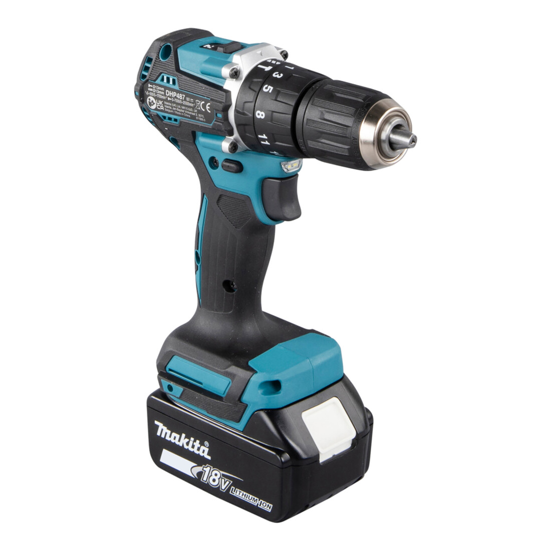 Perceuse-visseuse à percussion sans fil Makita 18V DHP487RAJ