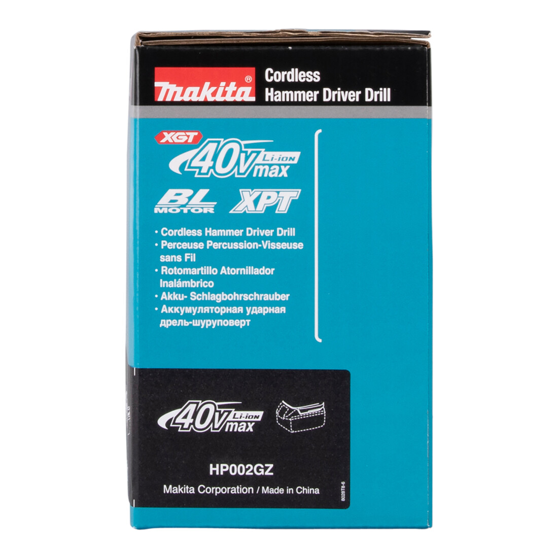 Perceuse-visseuse à percussion sans fil Makita 40V HP002GZ