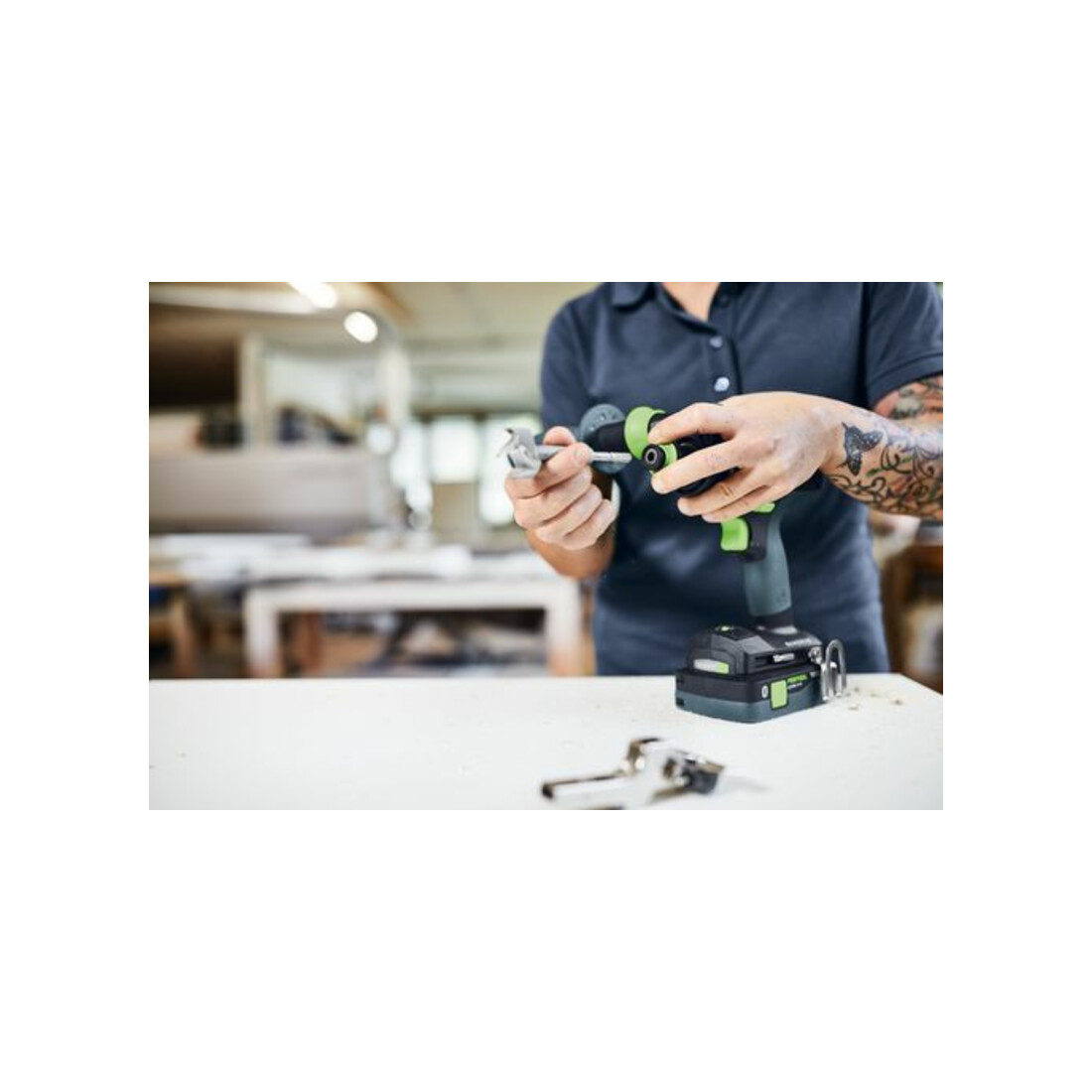 Perceuse-visseuse à percussion sans fil TPC 18/4 I-Basic QUADRIVE Festool