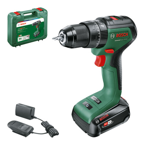 Perceuse-visseuse à percussion sans fil UniversalImpact 18V-60 Bosch : 1x PBA 18V 2.0Ah W-B