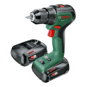 Perceuse-visseuse à percussion sans fil UniversalImpact 18V-60 Bosch : 2x PBA 18V 2.0Ah W-B