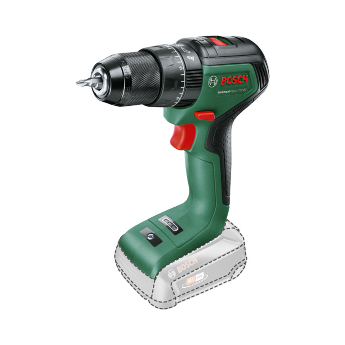 Perceuse-visseuse à percussion sans fil UniversalImpact 18V-60 Bosch