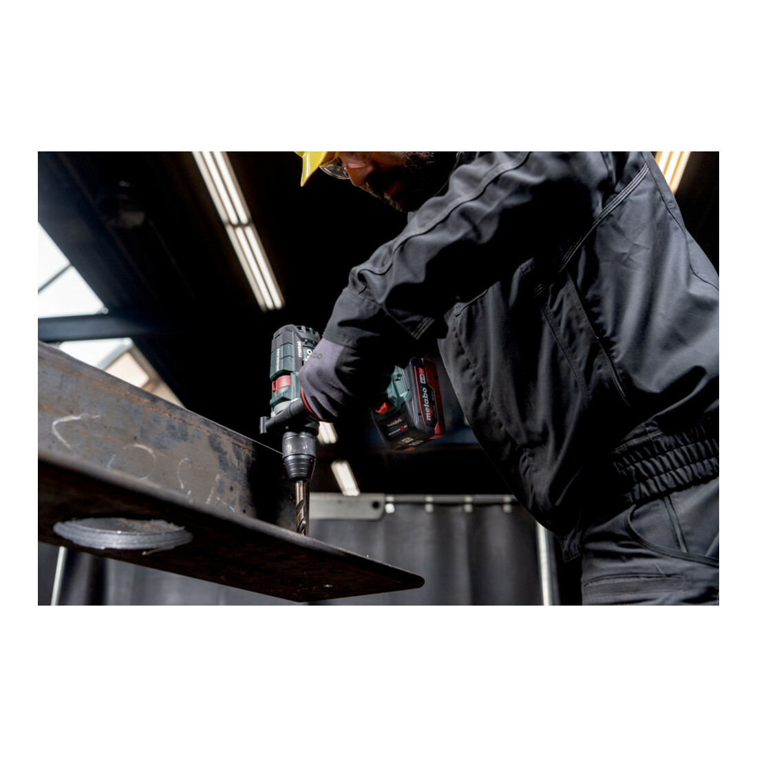 Perceuse-visseuse sans fil à 3 vitesses Metabo BS 18 LTX-3 BL I métal, carton