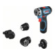 Perceuse-visseuse sans fil BOSCH à mandrin interchangeable GSR1215FC +L-BOXX-4