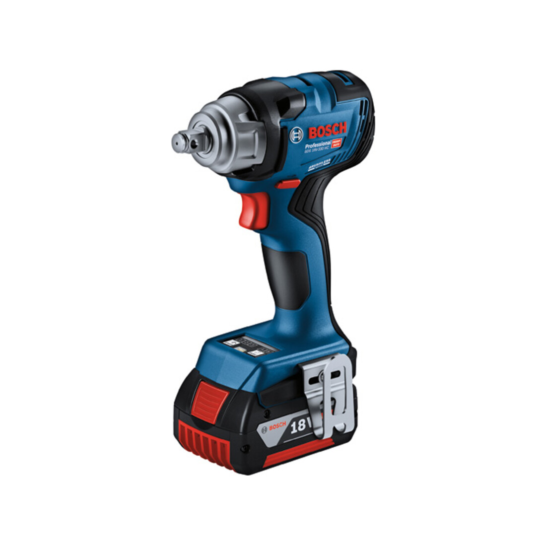 Perceuse-visseuse sans fil Bosch GDS 18V-330 HC, 2 batteries 5,0 Ah ; chargeur GAL 18V-40