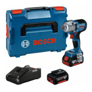 Perceuse-visseuse sans fil Bosch GDS 18V-450 HC, 2 batteries 5,0Ah ; GAL 18V-40
