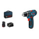 Perceuse Visseuse sans fil Bosch GSR 12V-15 avec 2 piles rechargeables de 2,0 Ah-2