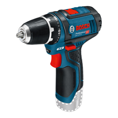 Perceuse-visseuse sans fil Bosch GSR 12V-15, version solo, carton