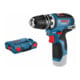 Perceuse-visseuse sans fil Bosch GSR 12V-35 FC, en version solo, 1 adaptateur, en L-BOXX-1