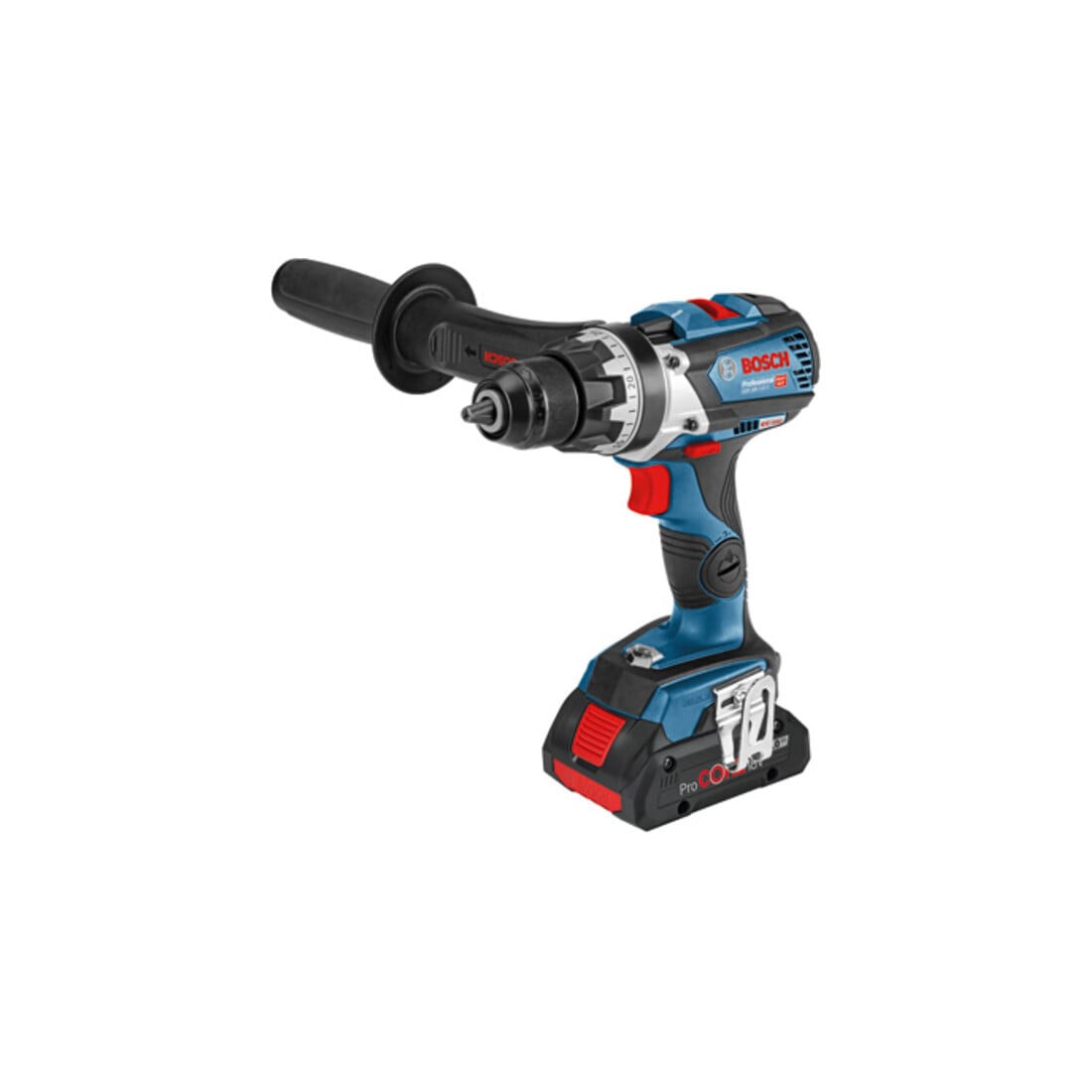 Perceuse/visseuse sans fil Bosch GSR 18V-110 C, 2 x batterie ProCORE18V, chargeur rapide, L-BOXX