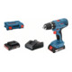 Perceuse-visseuse sans fil Bosch GSR 18V-21, 2 x batterie GBA 18V, chargeur GAL 18V-20-1