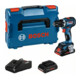 Perceuse-visseuse sans fil Bosch GSR 18V-90 C, 2 batteries ProCORE 4,0Ah en L-BOXX-1