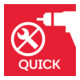Perceuse-visseuse sans fil BS 18 L Quick metabo, Coffret, 18V 2x2Ah Li-Ion + SC 30
