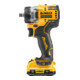 Perceuse-visseuse sans fil DEWALT 12 volts / 3 Ah avec 4 porte-outils interchangeables sans outil DCD703L2T-QW