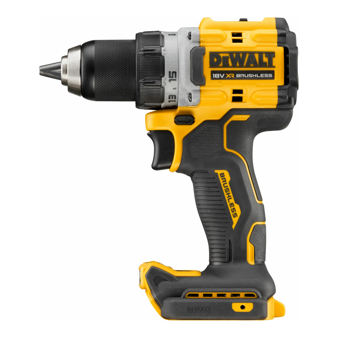 Perceuse-visseuse sans fil DEWALT 18V XR (sans balais) - Version de base DCD800NT-XJ