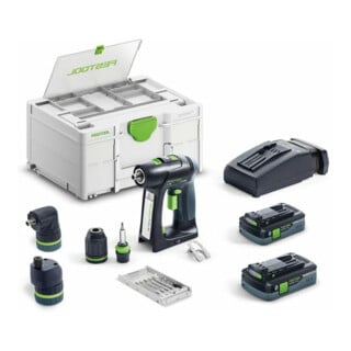 Perceuse-visseuse sans fil Festool C 18 HPC 4,0 I-Set