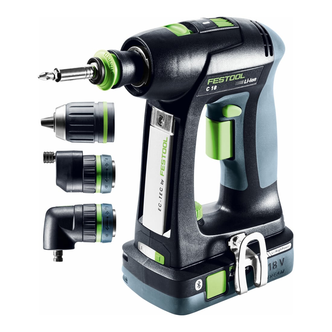 Perceuse-visseuse sans fil Festool C 18 HPC 4,0 I-Set