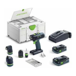 Perceuse-visseuse sans fil Festool T 18+3 HPC 4,0 I-Set