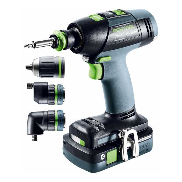 Perceuse-visseuse sans fil Festool T 18+3 HPC 4,0 I-Set