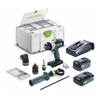 Perceuse-visseuse sans fil Festool TDC 18/4 5,0/4,0 I-Set QUADRIVE