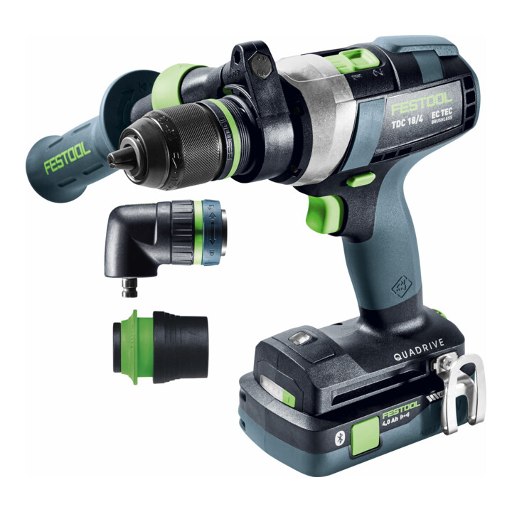 Perceuse-visseuse sans fil Festool TDC 18/4 5,0/4,0 I-Set QUADRIVE