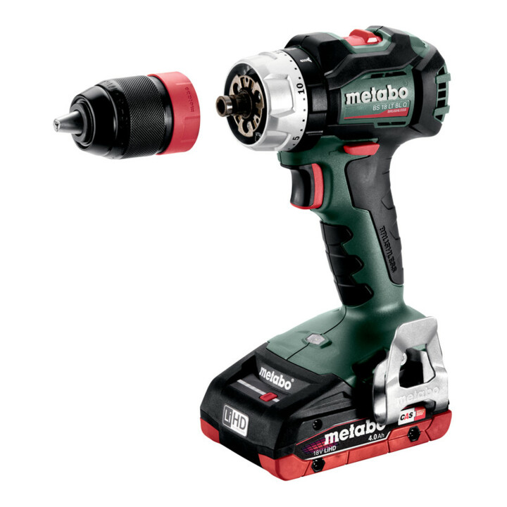 Perceuse-visseuse sans fil Metabo BS 18 LT BL Q metaBOX 145 ; 18V 2x4Ah LiHD + ASC 55