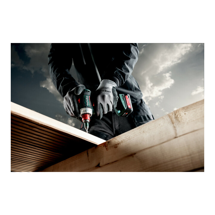Perceuse-visseuse sans fil Metabo PowerMaxx BS 12 BL Q dans metaBOX 118, 12V 2x2Ah Li-Power + SC 30