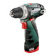 Perceuse-visseuse sans fil Metabo PowerMaxx BS Basic, coffret en plastique ; 12V 2x2Ah Li-Power + LC 12-1