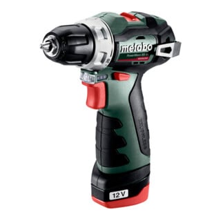 Perceuse-visseuse sans fil Metabo PowerMaxx BS BL, coffret en plastique ; 12V 2x2Ah Li-Power + LC 40