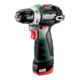 Perceuse-visseuse sans fil Metabo PowerMaxx BS BL, coffret en plastique ; 12V 2x2Ah Li-Power + LC 40-1