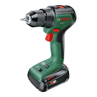 Perceuse-visseuse sans fil UniversalDrill 18V-60 Bosch : 1 bloc batterie PBA 18V 2,0Ah W-B