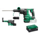 Perforateur-burineur sans fil HiKOKI (SDS-plus) DH3628DC Basic (HSC II) + système d'aspiration des poussières