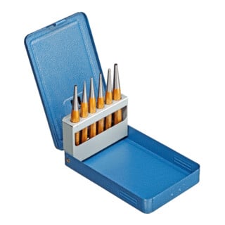 Perforateur Gedore 6 pcs. dans une cassette pliante en métal