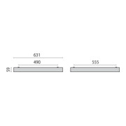 Performance in Light Aufbaurahmen FL625LED EL RAL9016 86256010-3