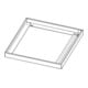 Performance in Light Aufbaurahmen FL625LED EL RAL9016 86256010