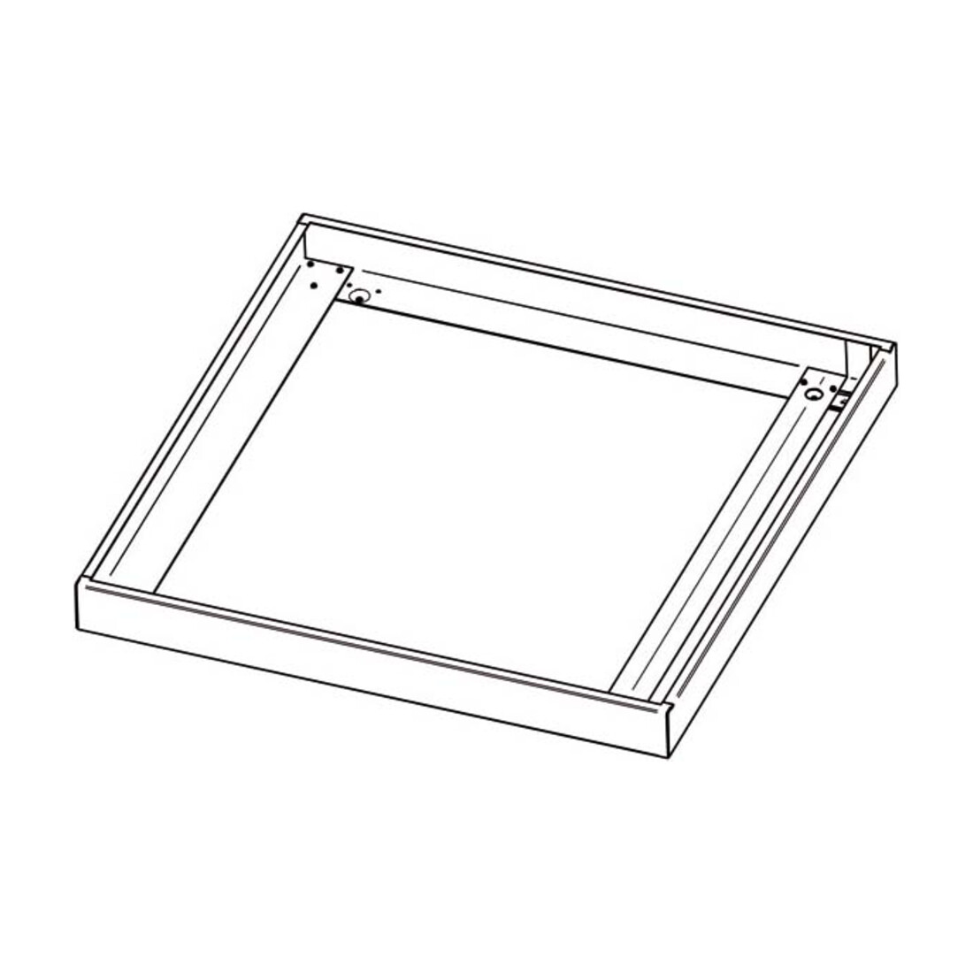 Performance in Light Aufbaurahmen FL625LED EL RAL9016 86256010