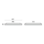 Performance in Light Aufbaurahmen FL625LED EL RAL9016 86256010-4