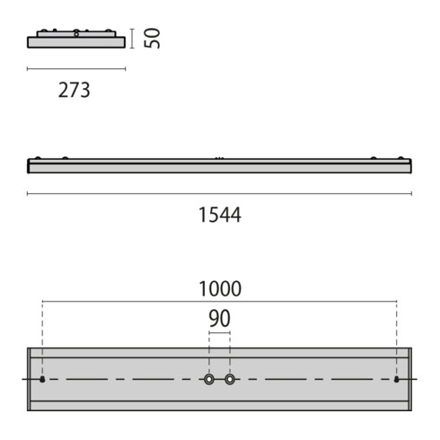 Performance in Light LED-Anbauleuchte 4000K 8629661613430