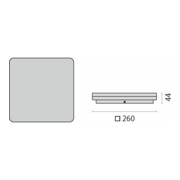 Performance in Light LED-Wand-u. Deckenleuchte 3000K/4000K 3105558-2