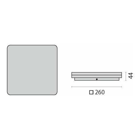 Performance in Light LED-Wand-u. Deckenleuchte 3000K/4000K 3105558
