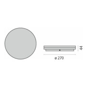 Performance in Light LED-Wand-u. Deckenleuchte 3000K/4000K 3105559-2