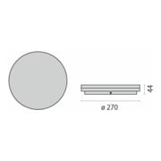 Performance in Light LED-Wand-u. Deckenleuchte 3000K/4000K 3105559-4