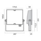 Performance in Light Projecteur LED 4000K Guell Zero#306523