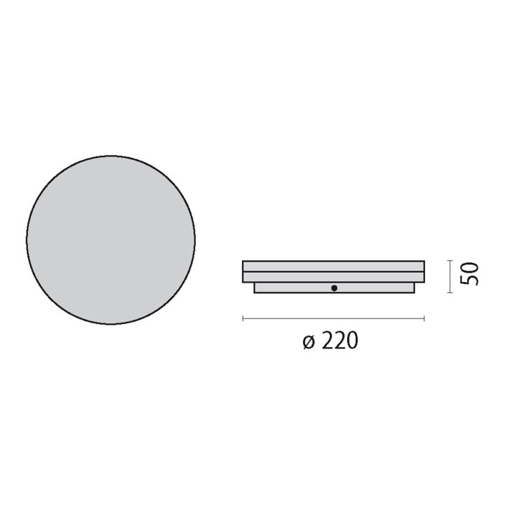 PERFORMANCE iN LIGHTING Applique et plafonnier LED 3105557 3000/4000K